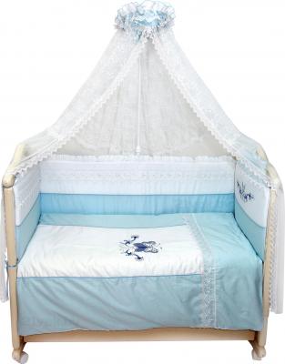 Комплект постельный для малышей Bombus Абэль 7 (голубой) - общий вид