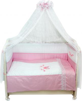 Комплект постельный для малышей Bombus Абэль 7 (розовый) - общий вид