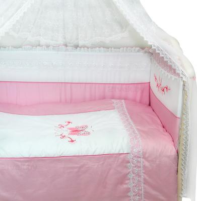 Комплект постельный для малышей Bombus Абэль 7 (розовый) - общий вид