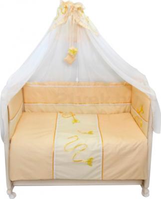 Комплект постельный для малышей Bombus Бабочки 7 (бежевый) - общий вид