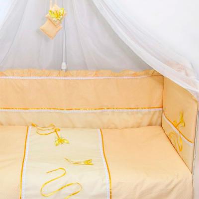 Комплект постельный для малышей Bombus Бабочки 3 (бежевый) - общий вид