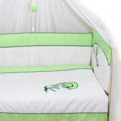 Комплект постельный для малышей Bombus Дельфинчик 7 (салатовый) - общий вид