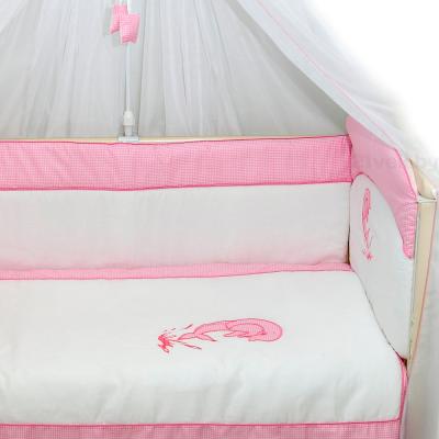Комплект постельный для малышей Bombus Дельфинчик 7 (розовый) - общий вид
