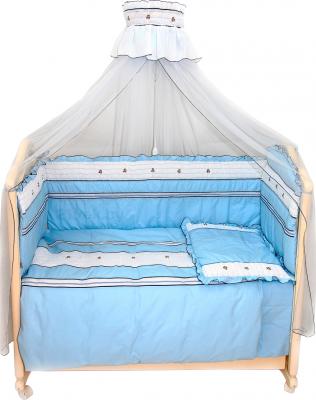 Комплект постельный для малышей Bombus Любавушка 7 (голубой) - общий вид