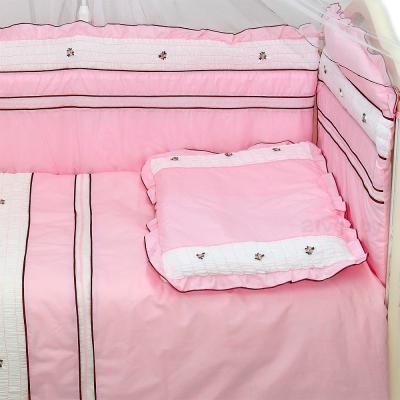 Комплект постельный для малышей Bombus Любавушка 7 (розовый) - общий вид