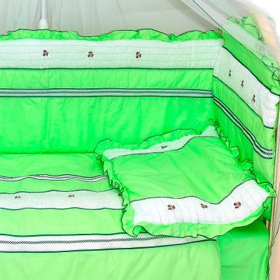 Комплект постельный для малышей Bombus Любавушка 7 (салатовый) - общий вид