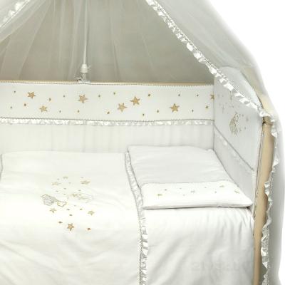 Комплект постельный для малышей Bombus Малышок 7 (белый) - общий вид