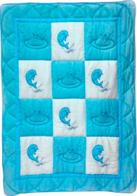 Одеяло для малышей Bombus Баю Бай (голубой) - общий вид