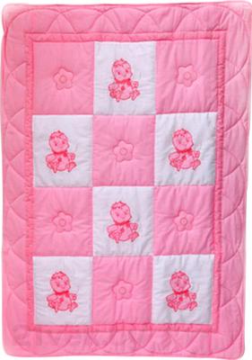 Одеяло для малышей Bombus Баю Бай (розовое) - общий вид