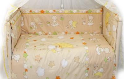 Комплект постельный для малышей Bombus Павлуша 8 (бежевый) - общий вид
