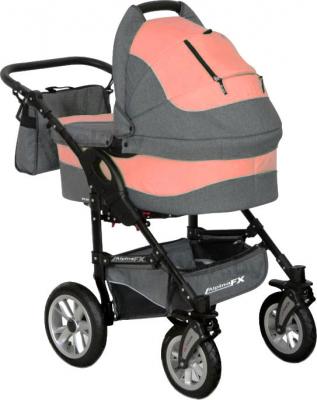 Детская универсальная коляска Riko Alpina FX 2 в 1 (Peach) - общий вид