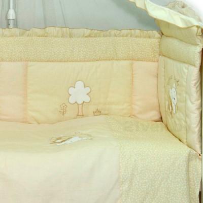 Комплект постельный для малышей Bombus Светик 7 (бежевый) - общий вид