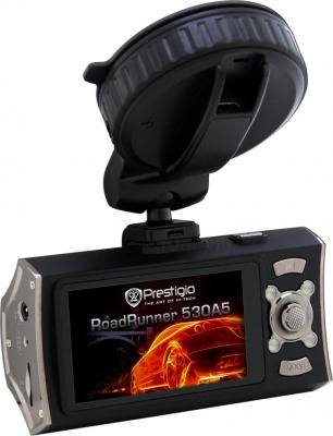 Автомобильный видеорегистратор Prestigio RoadRunner 530A5 GPS - вид сзади