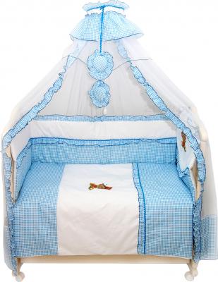 Комплект постельный для малышей Bombus Юленька 7 (голубой) - общий вид