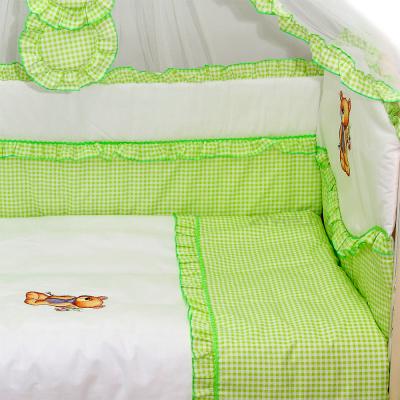 Комплект постельный для малышей Bombus Юленька 7 (салатовый) - общий вид