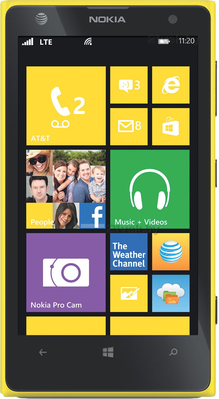 Nokia Lumia 1020 Yellow Смартфон купить в Минске, Гомеле, Витебске,  Могилеве, Бресте, Гродно