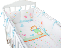 Комплект постельный для малышей Perina ГЛОРИЯ / Г6-02.0 (6 предметов, Hello) - 