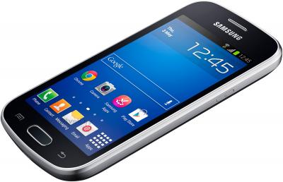 Смартфон Samsung Galaxy Trend Lite / S7390 (черный) - вид лежа