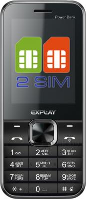 Мобильный телефон Explay Power Bank (Black) - общий вид