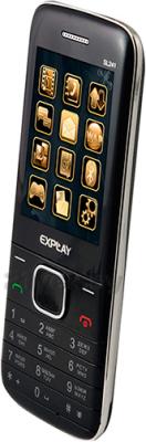 Мобильный телефон Explay SL241 (Black) - полубоком