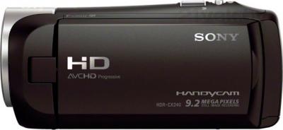 Видеокамера Sony HDR-CX240E (Black) - вид сбоку