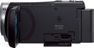 Видеокамера Sony HDR-CX330E (Black) - вид сбоку