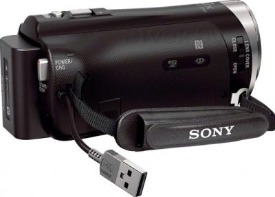 Видеокамера Sony HDR-PJ330E (Black) - вид сбоку