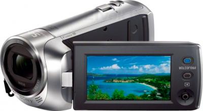 Видеокамера Sony HDR-PJ240E (серебристый) - дисплей