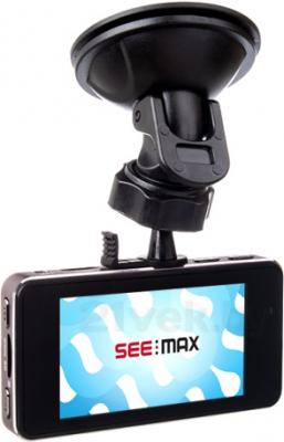 Автомобильный видеорегистратор SeeMax DVR RG 520 GPS (Black) - с креплением
