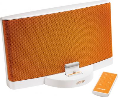 Мультимедийная док-станция Bose SoundDock III Digital Music System (White-Orange) - вид сбоку