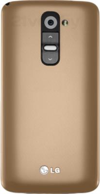 Смартфон LG G2 16Gb / D802 (золотой) - задняя панель