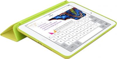 Чехол для планшета Apple iPad Air Smart Case MF049ZM/A (Yellow) - в раскрытом виде