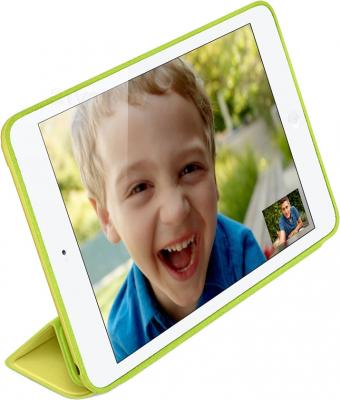 Чехол для планшета Apple iPad Air Smart Case MF049ZM/A (Yellow) - вполоборота