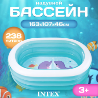 Надувной бассейн Intex 57482NP (163x107x46) - 