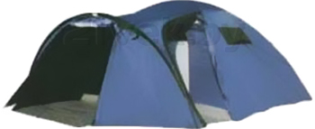 Палатка No Brand Panorama 4-местная (синяя) - общий вид