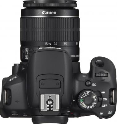Зеркальный фотоаппарат Canon EOS 650D Triple Kit EFS18-55mm + EFS75-300mm + EF50mm - вид сверху