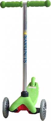 Самокат детский Sundays SA-100-3 (зеленый) - общий вид