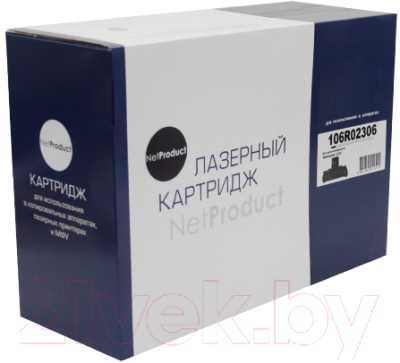

Картридж NetProduct, Черный, 106R02306