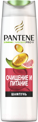 

Шампунь для волос PANTENE, Слияние с природой очищение и питание