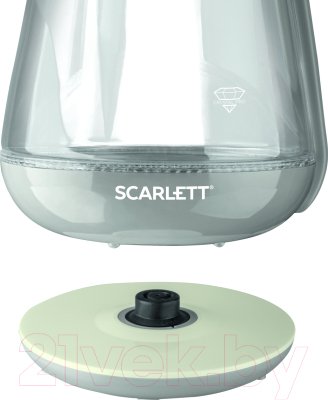 Электрочайник Scarlett SC-EK27G38 (молочный/серый)