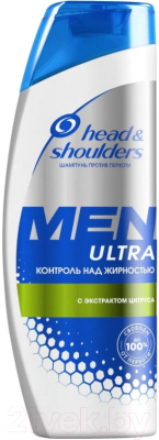 

Шампунь для волос Head & Shoulders, Максимальный контроль над жирностью против перхоти