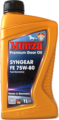 

Трансмиссионное масло Monza, Syngear FE 75W-80 / 1585-1