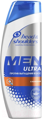 Шампунь для волос Head & Shoulders Укрепление волос против перхоти для мужчин (600мл)
