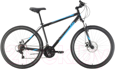 Велосипед Black One Onix 27.5 D 2021 (18, черный/синий/серый)