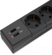 Миниатюра изображения товара Сетевой фильтр Buro BU-SP3 USB 2A-B (черный)