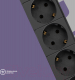 Миниатюра изображения товара Сетевой фильтр Buro BU-SP3 USB 2A-B (черный)