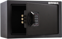 Мебельный сейф Brabix SF-200EL / 291145 (черный) - 