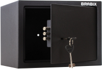 Мебельный сейф Brabix SF-230KL / 291146 (черный) - 
