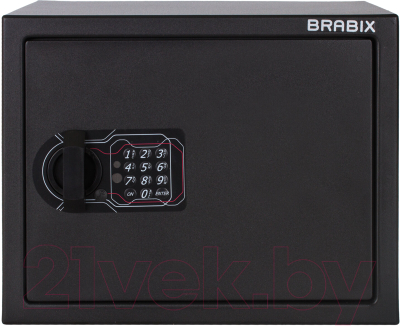 Мебельный сейф Brabix SF-280EL / 291149 (черный)