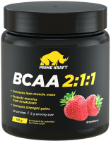 Аминокислоты BCAA Prime Kraft 2:1:1 клубника (150г) - 